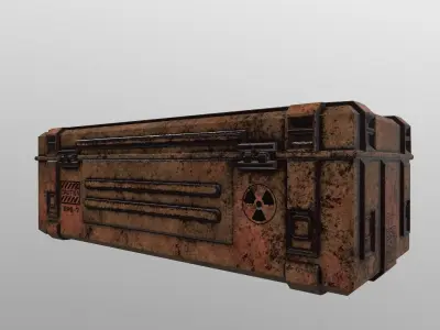 Military Weapon Crate PBR Assets Low-poly 3D model