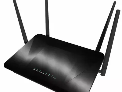 Modem Low Poly Low-poly 3D model