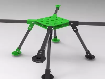 Hobbyking RotorBits QuadCopter Kit With Modular Assembly Free 3D model