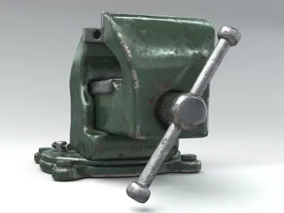 vise tool Low-poly 3D model purchase
