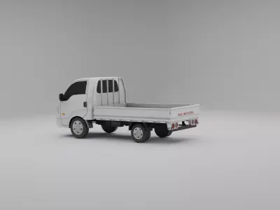 Kia Bongo Low-poly 3D model