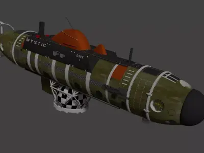 US DSRV-1 Mystic 3D model
