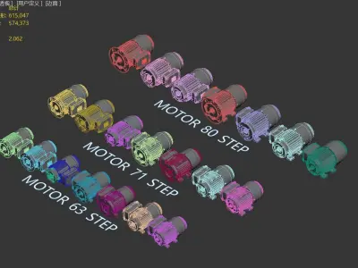 WEG motor model 3D model