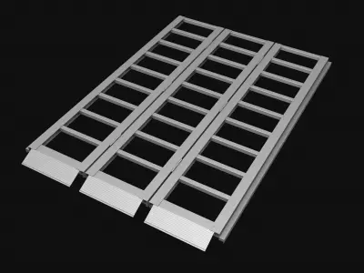 Loading ramp Sand track ladder R3 3D model