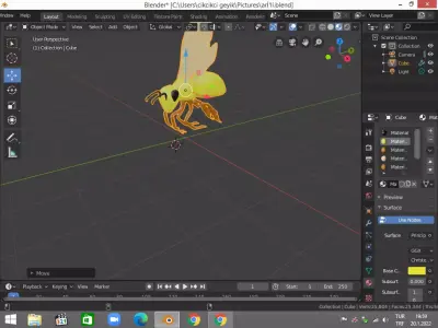 honey bee Low-poly 3D model buy