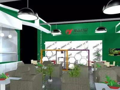 Exhibition - Area - 7X10-3DMAX2009-041 3D model