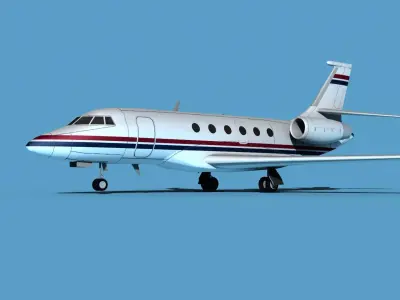 Dassault Falcon 2000 V11 3D model
