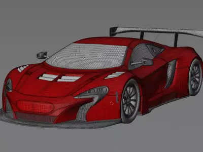 McLaren P1 Low-poly 3D model