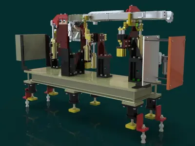 Welding Jigs Assembly Free 3D model