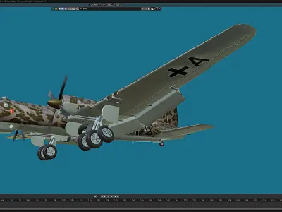 He 177  Free 3D model