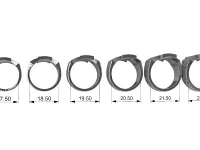 Maltese Cross - Pope Ring 3D print model