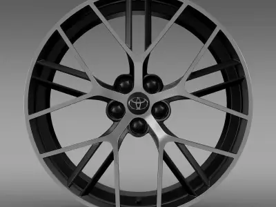 Toyota GT 86 concept rim 3D model