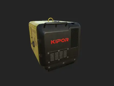 PBR generator nipor Low-poly 3D model