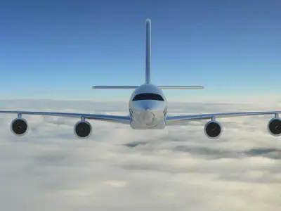 Boeing airplane Free 3D model
