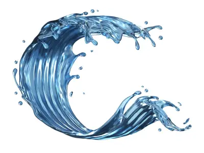 Water Splash 18 3D model