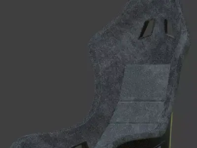 Sports Car Seat 3D Model Free 3D model