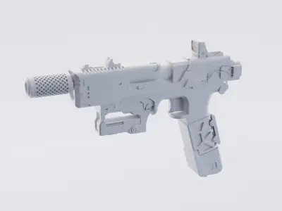 Handgun - Realistic Firearm  3D model