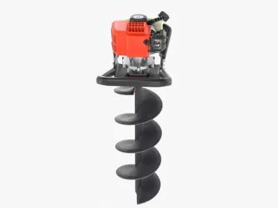 Earth Auger 3D model