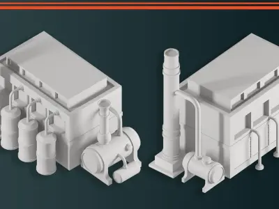 Factory Units-VOL02 3D model