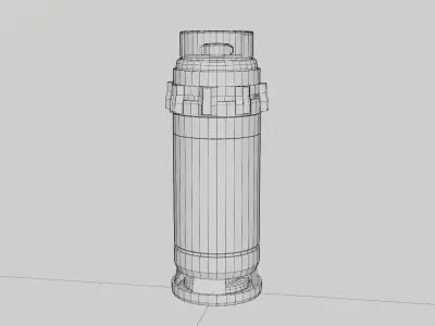 Oxygen tank Game Assets item11 3D model