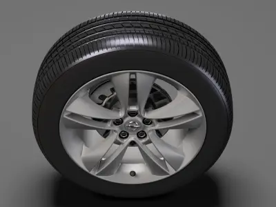 Opel Combo Tour wheel 2017 3D model