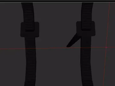ZipTies Low-poly 3D model