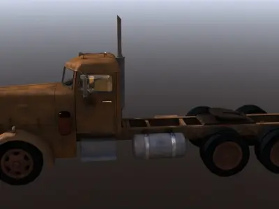 Peterbilt Truck from Duel 3D model