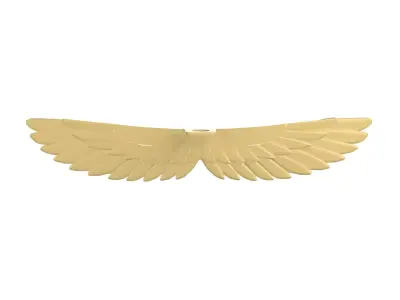 Custom3Dprint Minifigure Accessory - Minifigure Wings S1 - 09 3D print model
