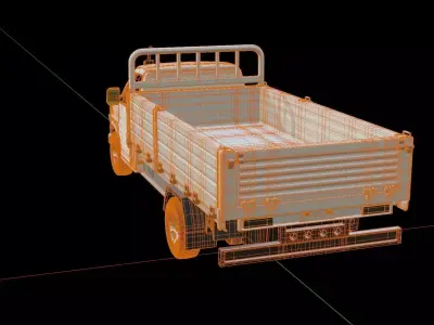  Chevrolet Express Cutaway Flatbed 3D model