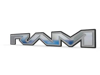 ram new logo 3D model