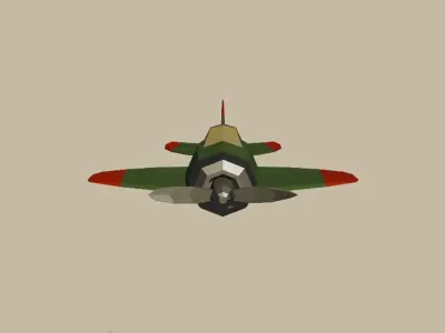 Low-poly Airplane Low-poly 3D model