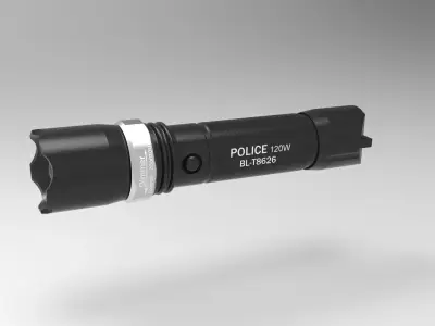 Flashlight 3D model order