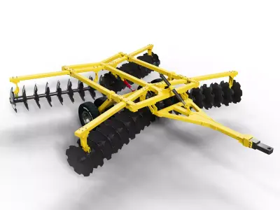 disk harrow 3D model