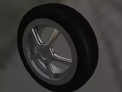 Wheel car Free 3D model by 265lutab