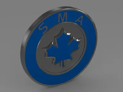 sma logo 3D model by Sergey