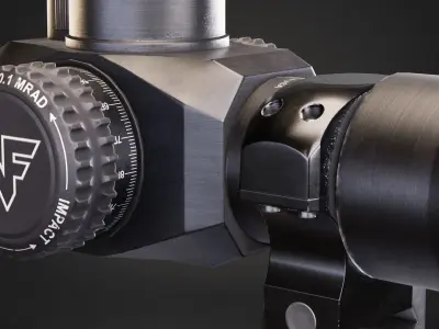 Night Force Scope 5-25x56 BEAST ATACR  Low-poly 3D model