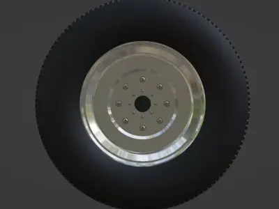 Heavy Truck Tire 3D Model  3D model