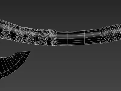 Viking axe Free 3D model
