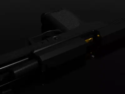HK USP 45 High Poly 3D model