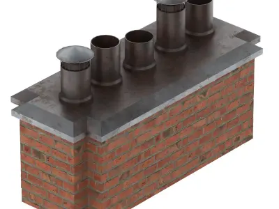 Chimney Ventilations 3D model