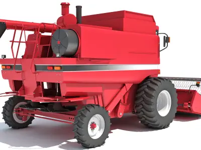 Combine Harvester 3D Models 3D model