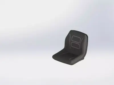Seat for Small Machinery Free 3D model