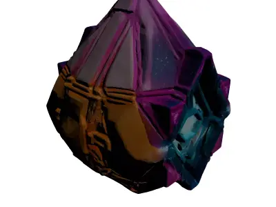 SciFi Energy Crystal Core 3D model
