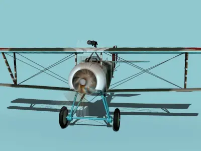 Nieuport 11 VHP V06 3D model