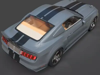Mustang  Eleanor Edition - Hyper-Detailed Supercar 3D model