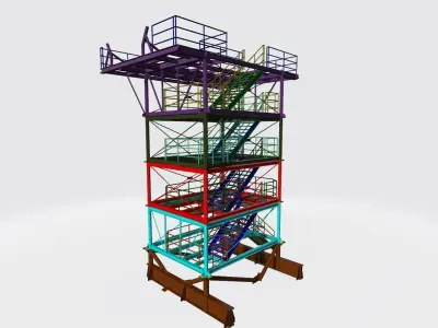 Platform pack 3d model 3D model