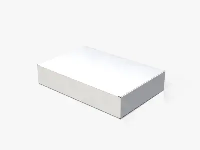  Tuck Top Boxes - White Flat Packaging Set 
