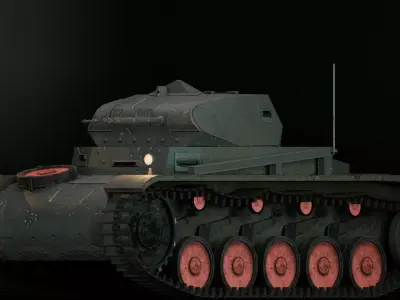 Panzer II Low-poly 3D model