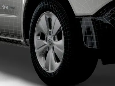 Nissan E NV200 Van 2022 wheel 3D model