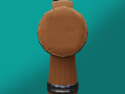 Stylized Hammer Low Poly Game Ready PBR Low-poly 3D model